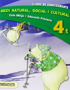 portada Medi Natural, Social i Cultural, 4 Educació Primària (Catalunya, Illes Balears). Llibre de Coneixements (in Catalá)