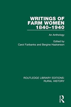 portada Writings of Farm Women, 1840-1940: An Anthology (Routledge Library Editions: Rural History) (en Inglés)
