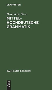 portada Mittelhochdeutsche Grammatik. 