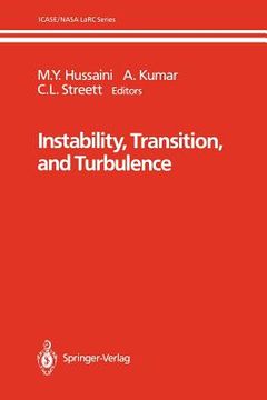 portada instability, transition, and turbulence (en Inglés)
