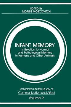 portada Infant Memory: Its Relation to Normal and Pathological Memory in Humans and Other Animals