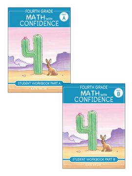 portada Fourth Grade Math with Confidence Student Workbook Bundle (en Inglés)