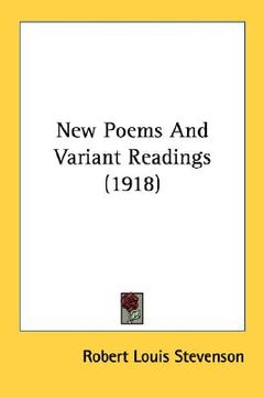 portada new poems and variant readings (1918) (en Inglés)