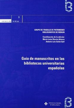 portada Guía de manuscritos en las bibliotecas universitarias españolas (BIBLOS)