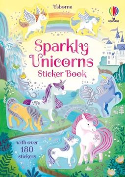 portada Sparkly Unicorns Sticker Book (Sparkly Sticker Books) (en Inglés)
