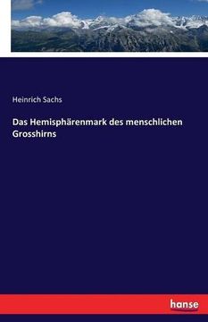 portada Das Hemispharenmark Des Menschlichen Grosshirns (German Edition)