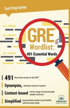portada GRE Wordlist: 491 Essential Words (Test Prep Series) (Volume 19)