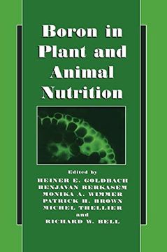 portada Boron in Plant and Animal Nutrition (en Inglés)