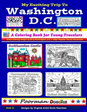 portada My Exciting Trip to Washington, D.C.: A Coloring Book for Young Travelers (en Inglés)