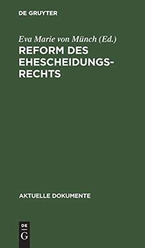 portada Reform des Ehescheidungsrechts (in German)