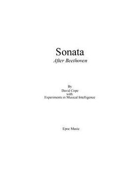 portada Sonata (After Beethoven) (en Inglés)