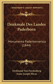 portada Denkmale Des Landes Paderborn: Monumenta Paderbornensia (1844) (en Alemán)