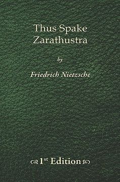 portada thus spake zarathustra - 1st edition (en Inglés)