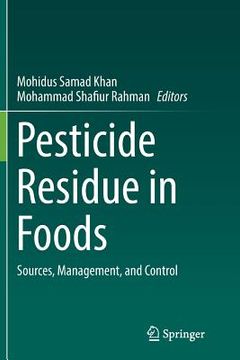 portada Pesticide Residue in Foods: Sources, Management, and Control (en Inglés)