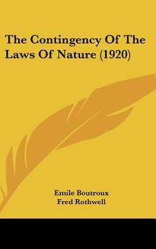 portada the contingency of the laws of nature (1920)