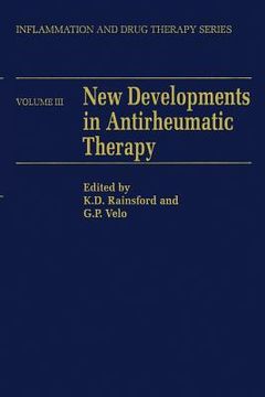 portada New Developments in Antirheumatic Therapy (in English)