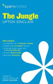 portada The Jungle Sparknotes Literature Guide: Volume 39 (en Inglés)