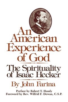 portada An American Experience of God (en Inglés)
