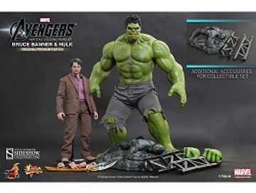 Estatua Bruce Banner and Hulk by Hot Toys comprar en tu tienda online  Buscalibre México