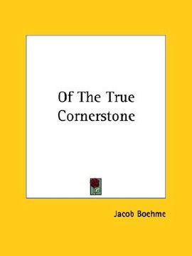 portada of the true cornerstone