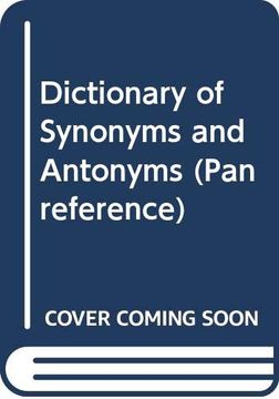 portada The pan Dictionary of Synonyms and Antonyms (Pan Reference) (in English)