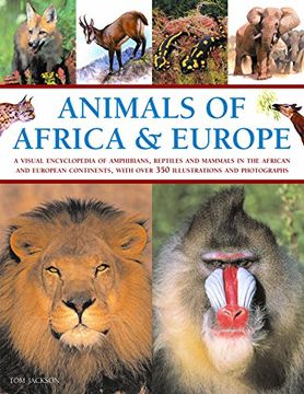 portada Animals of Africa and Europe: A Visual Encyclopedia of Amphibians, Reptiles and Mammals in the Asian and Australasian Continents, with Over 350 Illu