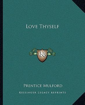 portada love thyself (en Inglés)