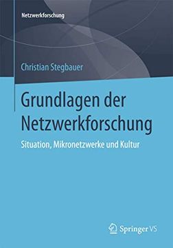 portada Grundlagen der Netzwerkforschung: Situation, Mikronetzwerke und Kultur (en Alemán)