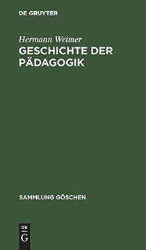 portada Geschichte der Pädagogik (en Alemán)