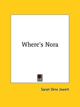 portada where's nora (en Inglés)