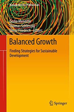 portada Balanced Growth: Finding Strategies for Sustainable Development (Management for Professionals) (en Inglés)