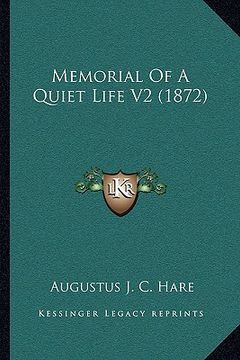 portada memorial of a quiet life v2 (1872) (en Inglés)