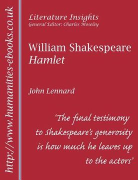portada william shakespeare - hamlet (en Inglés)