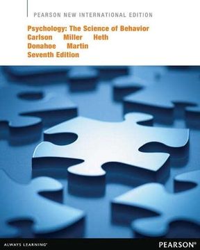 portada Psychology: Pearson new International Edition: The Science of Behavior (in English)