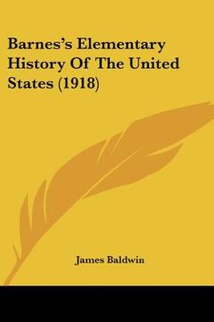 portada barnes's elementary history of the united states (1918) (in English)