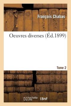 portada Oeuvres Diverses Tome 2 (in French)