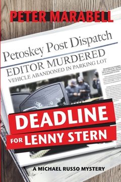 portada Deadline for Lenny Stern: A Michael Russo Mystery (en Inglés)