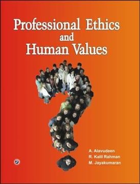 portada Professional Ethics and Human Values