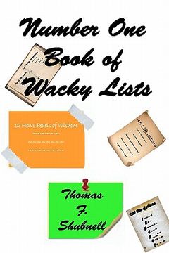 portada number one book of wacky lists (en Inglés)