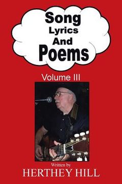 portada Song Lyrics and Poems: Volume III (in English)