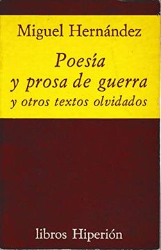 Poesia Y Prosa De Guerra