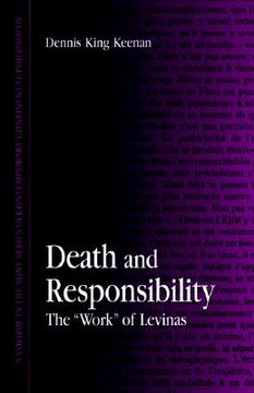 portada death and responsibility: the "work" of levinas (en Inglés)