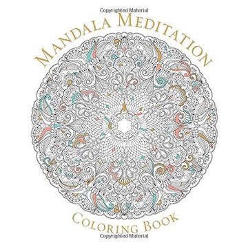 portada Mandala Meditation Coloring Book (Serene Coloring) (en Inglés)