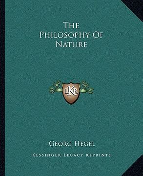 portada the philosophy of nature (en Inglés)