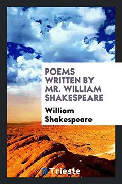 portada Poems Written by mr. William Shakespeare (en Inglés)