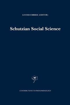 portada schutzian social science