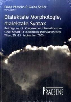 portada Dialektale Morphologie, dialektale Syntax