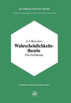 portada Wahrscheinlichkeitstheorie: Eine Einführung (in German)