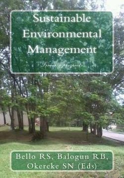 portada Sustainable environmental management: Issues and projections (en Inglés)