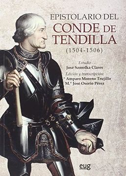 portada Epistolario Del Conde De Tendilla - 2ª Edición. 1504 1506